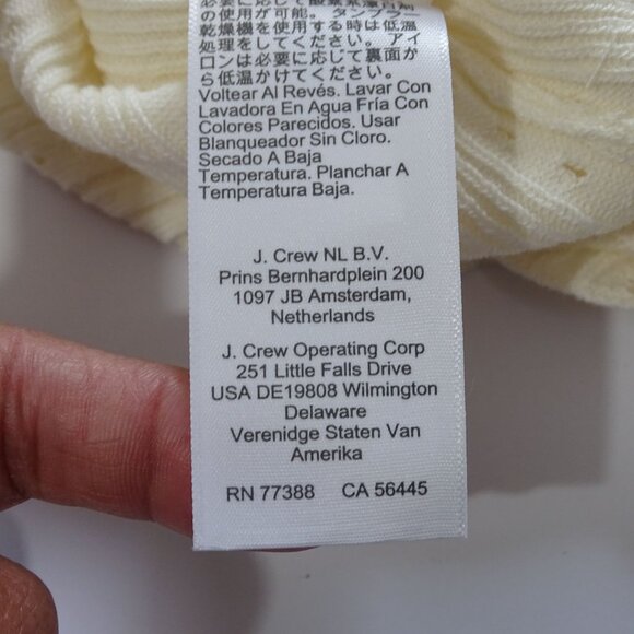 Madewell Pointelle Ivory Button Up Short Sleeve Knit Cardigan Women Sz XS NX774 - Picture 8 of 12